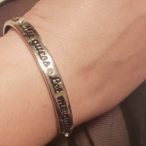 GUESS Silver Bangle Bracelet - Picture 3 of 5